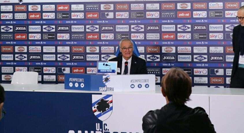 Ranieri: "Il derby azzera tutto. Bisogna essere bravi tatticamente ma il cuore ti dà qualcosa in più"