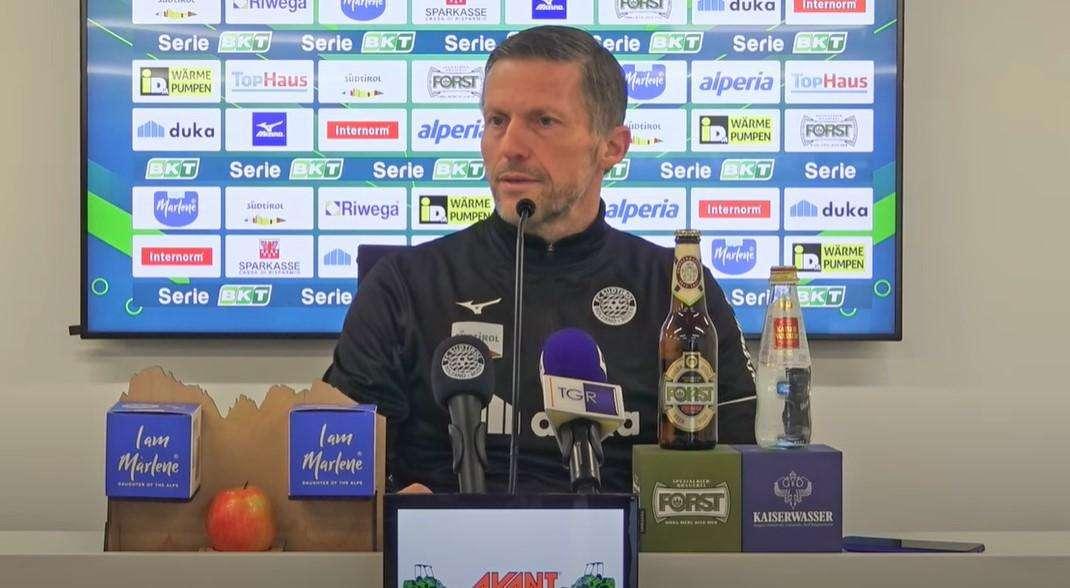 Sudtirol, Valente: “Per me la Sampdoria é un bene culturale. Gioca un buon calcio”