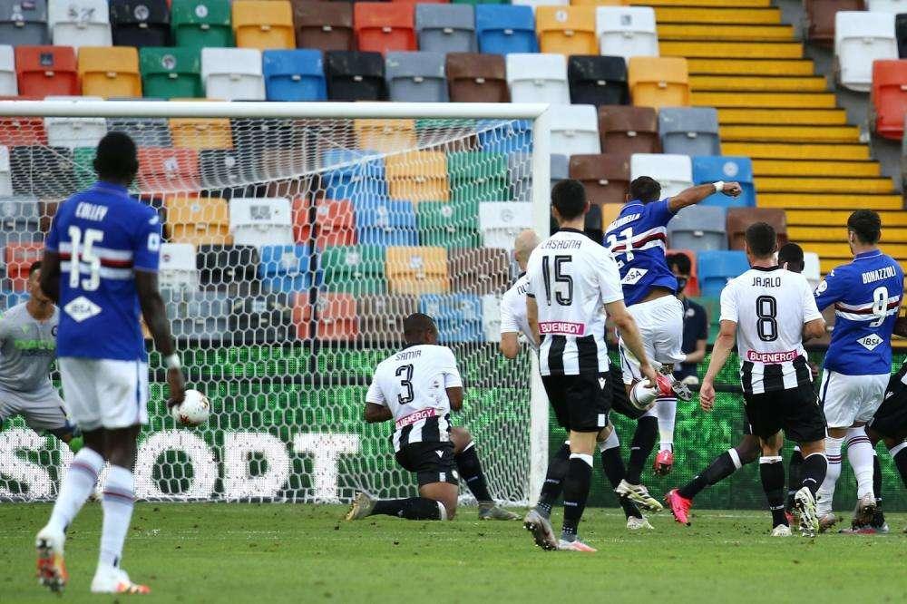 ...CHE CI FAN VENIRE I BRIVIDI: l'urlo di Quagliarella. La Sampdoria c'è, eccome