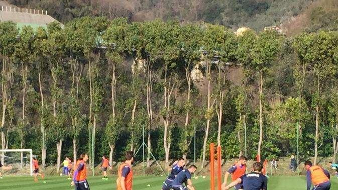 Ranghi completi a Bogliasco, iniziata la preparazione a Samp-Fiorentina