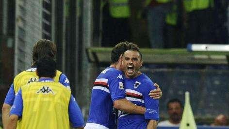 Doria sopra 2-1 all'intervallo con Padalino e Bertani