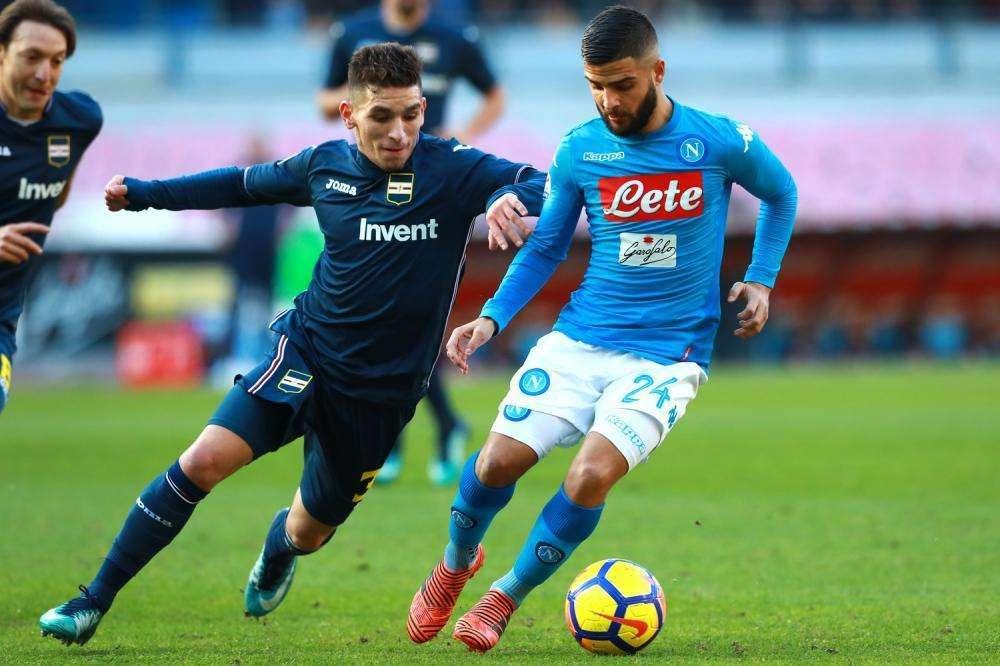 Napoli - Sampdoria, i precedenti: solo 2 punti nelle ultime 10 sfide