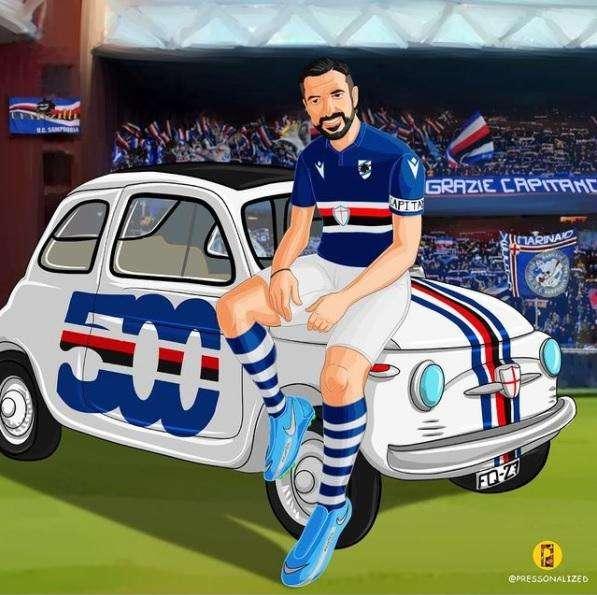Quagliarella riparte da 500: "Passione e determinazione della prima volta"