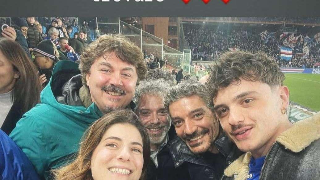 Sampdoria - Sassuolo, l'attrice Giannetta presente al Ferraris