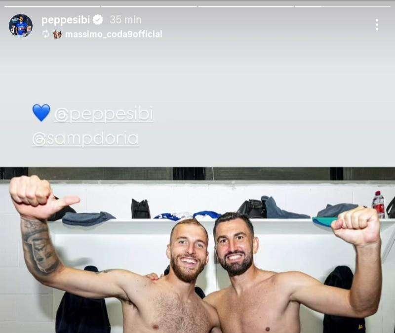 Sampdoria social, il selfie dei goleador Coda e Sibilli
