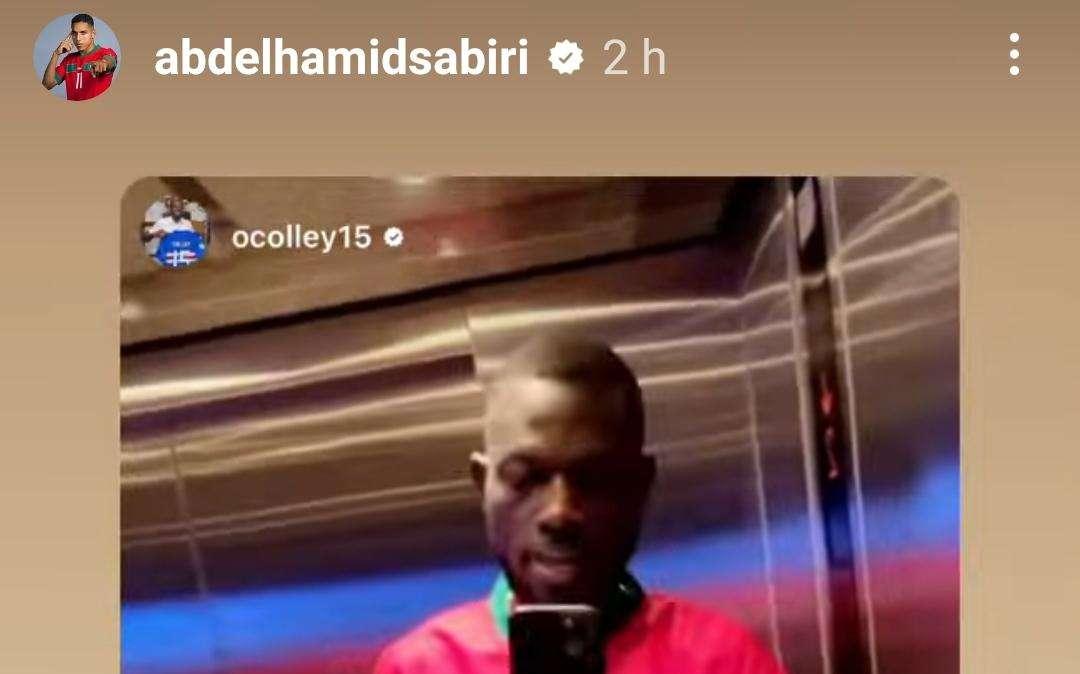 Sampdoria social, il sostegno di Colley al compagno Sabiri 