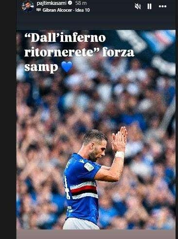 Kasami: "Dall'inferno ritornerete, forza Sampdoria"