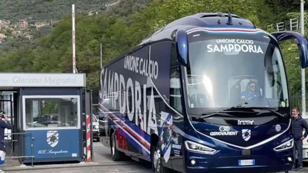 Sampdoria in Turchia, gli scatti social dell'arrivo ad Antalya