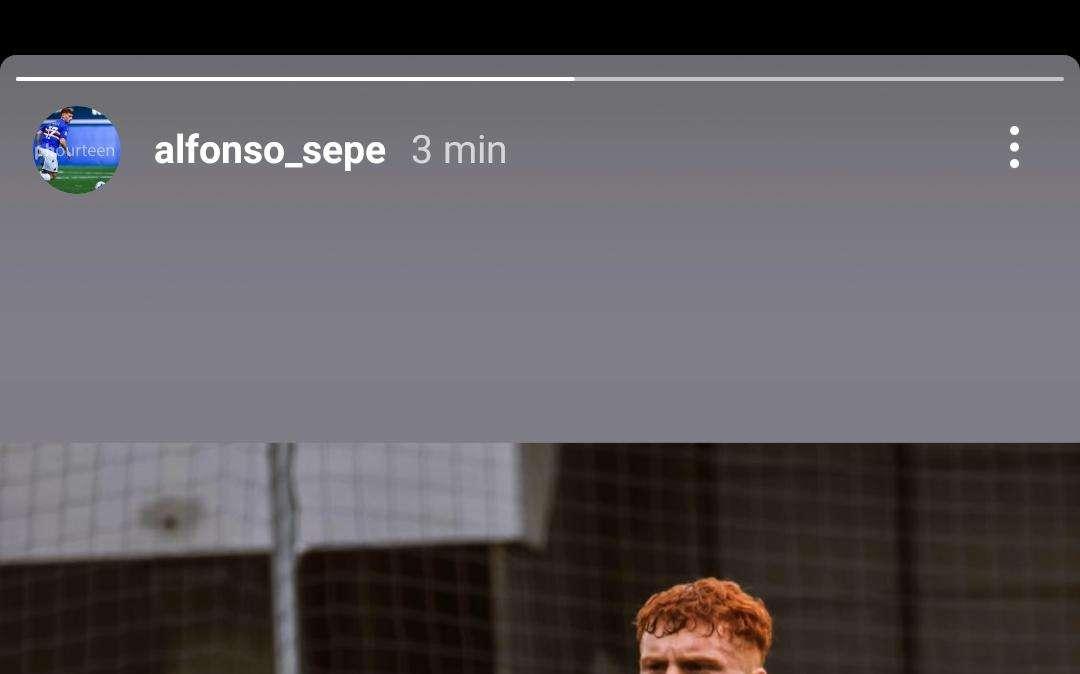 Sampdoria Primavera, la grinta sui social di Sepe dopo la Fiorentina