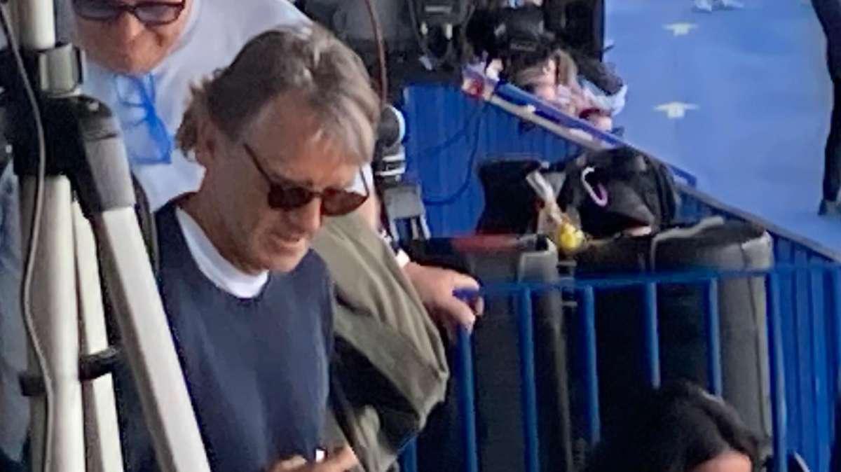 SN - Carrarese - Sampdoria, Roberto Mancini presente in Tribuna