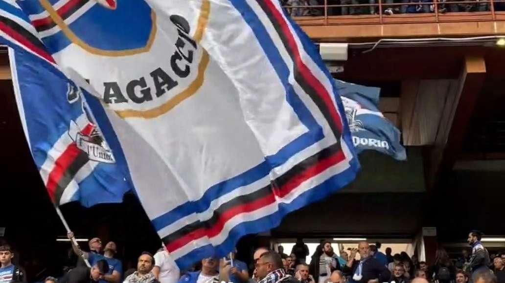 Sampdoria Club Storico Lagaccio, prima volta in gradinata per la bandiera del club 