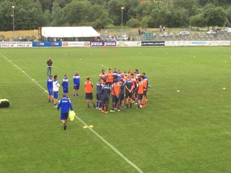 PONTE DI LEGNO LIVE - PHOTOGALLERY: pomeriggio di lavoro per i ragazzi blucerchiati