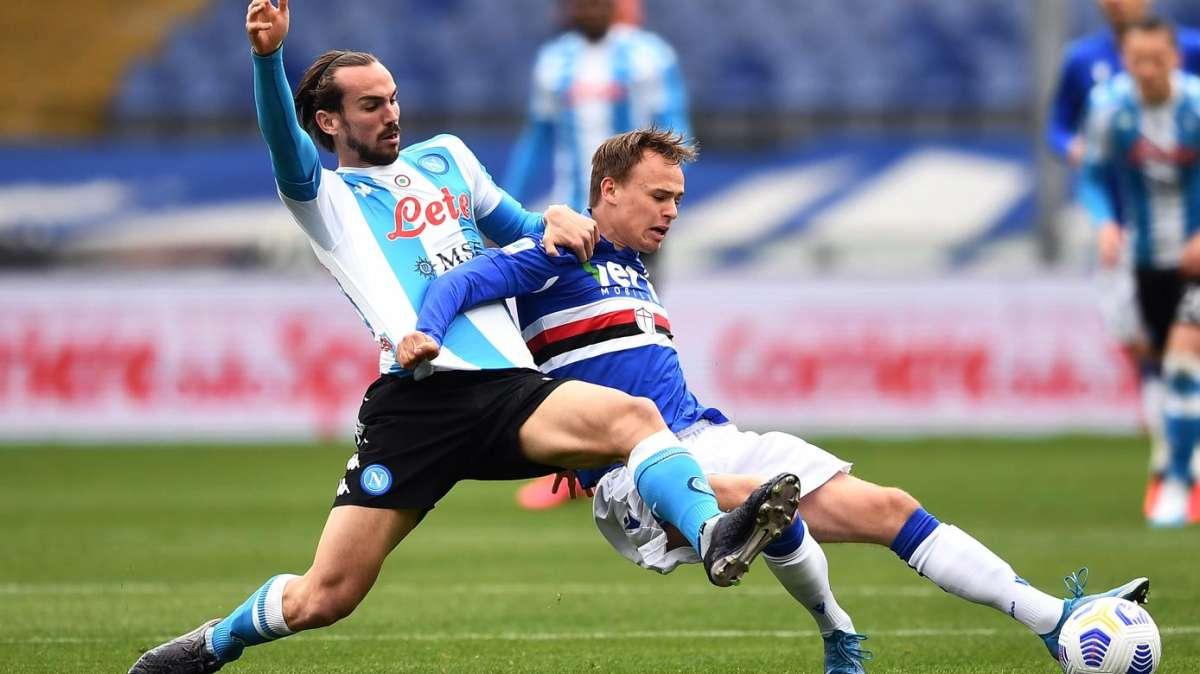 Audero super, Gabbiadini ci prova da fuori, Candreva e Damsgaard assenti