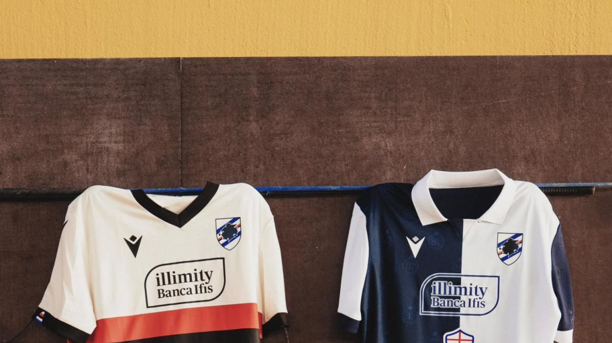 Sampdoria, presentati il kit Away e il Third Kit per la stagione 2026/27