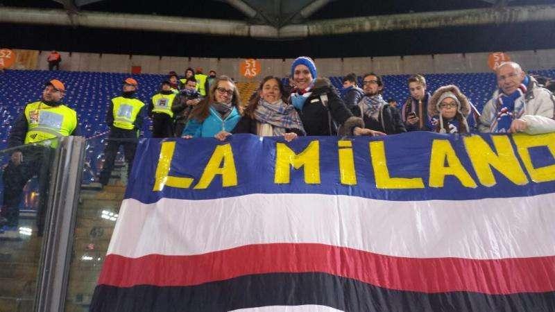 PHOTOGALLERY: i tifosi blucerchiati all'Olimpico per Roma-Sampdoria