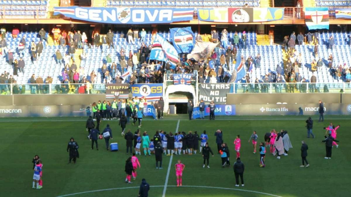Sampdoria Women al Ferraris, Tampieri: "Per noi è stato un sogno"