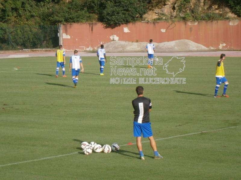 Ultima seduta a Bogliasco, nel pomeriggio partenza per Catania