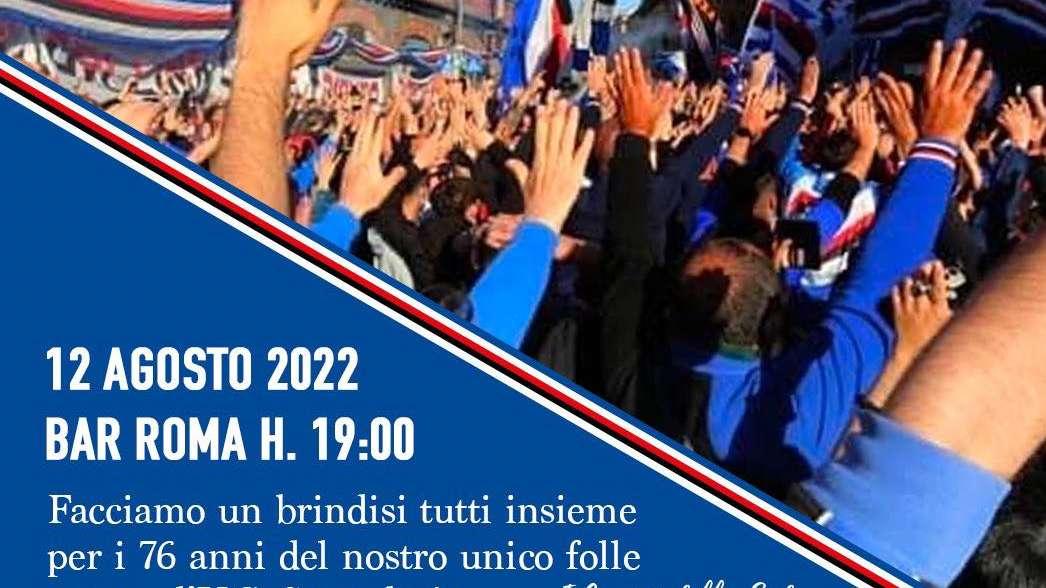 Federclubs e Gruppi Sud: "12 agosto 2022, Bar Roma h 19"