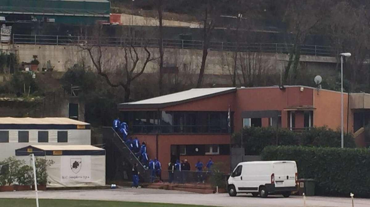 Sampdoria, ripresa immediata domani pomeriggio