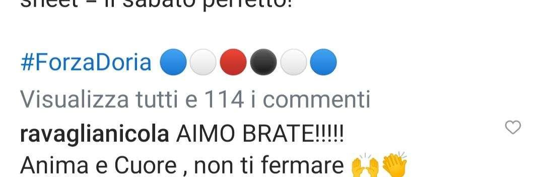 Sampdoria, Ravaglia a Stankovic: "Anima e cuore, non ti fermare"