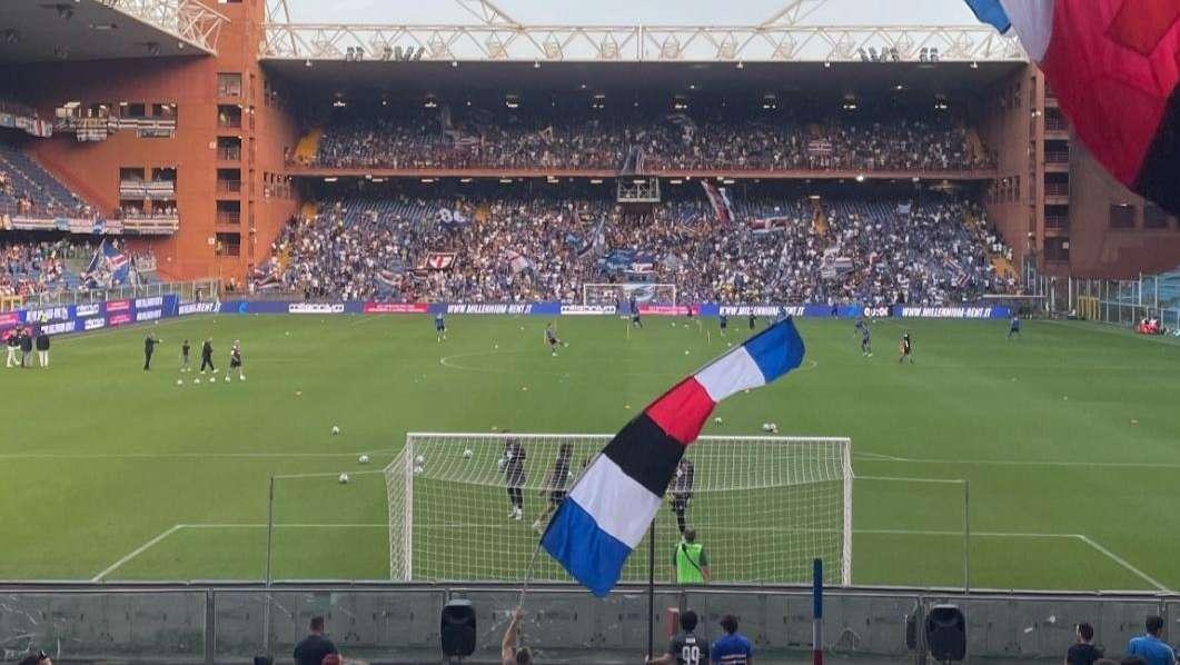 Sampdoria - Reggiana, Riccardo Vialli presente allo stadio