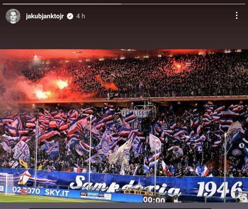 Jankto: "Siete una delle più grandi tifoserie del mondo. Sempre e comunque forza Sampdoria!"