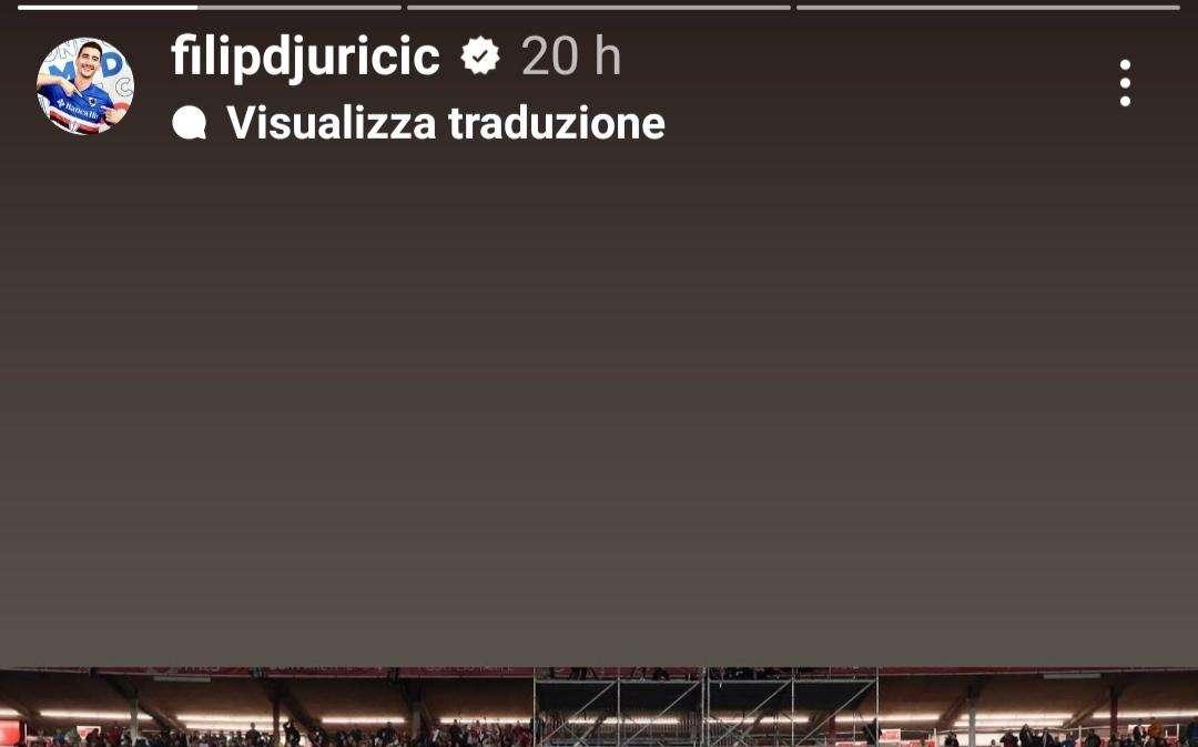 Sampdoria, Djuricic ringrazia tifosi serbi: "Così si fa il tifo"
