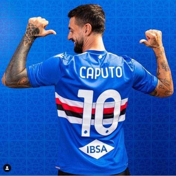 Prima foto di Caputo in blucerchiato: scelta la maglia numero 10