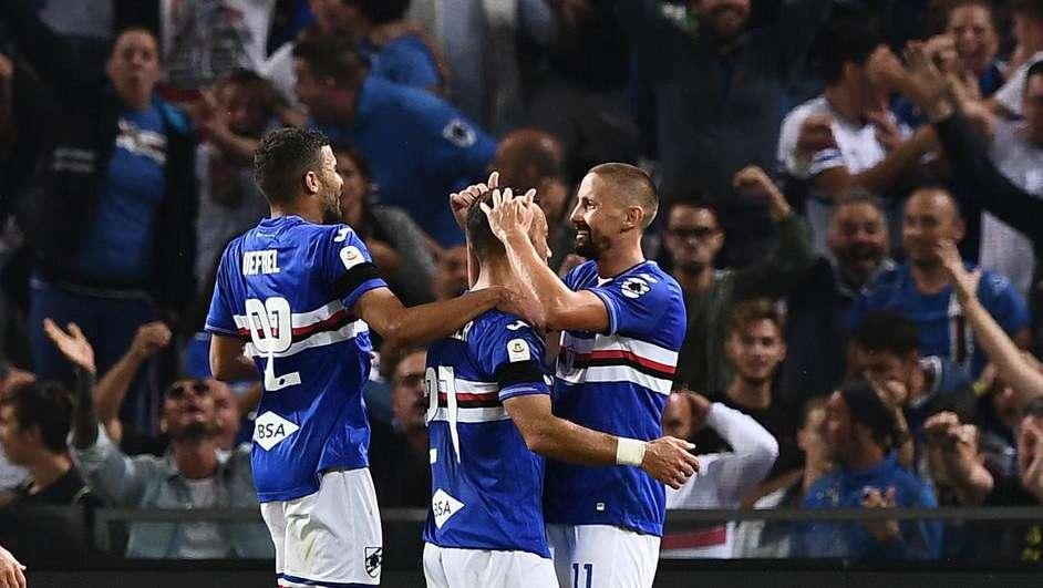 Sampdoria, per Quagliarella il goal preferito è di tacco contro il Napoli