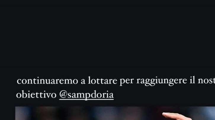 Sampdoria, Pedrola: "Continueremo a lottare per il nostro obiettivo"