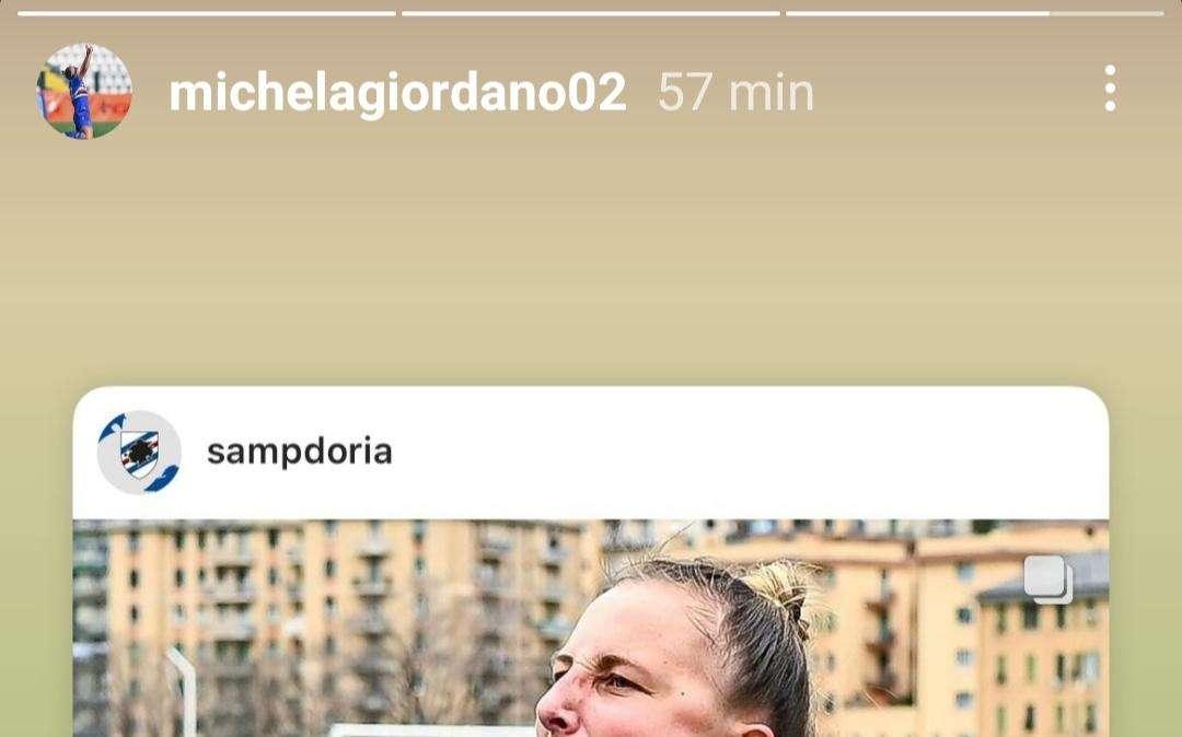 Sampdoria Women, Giordano festeggia: "Ancora una voltA"