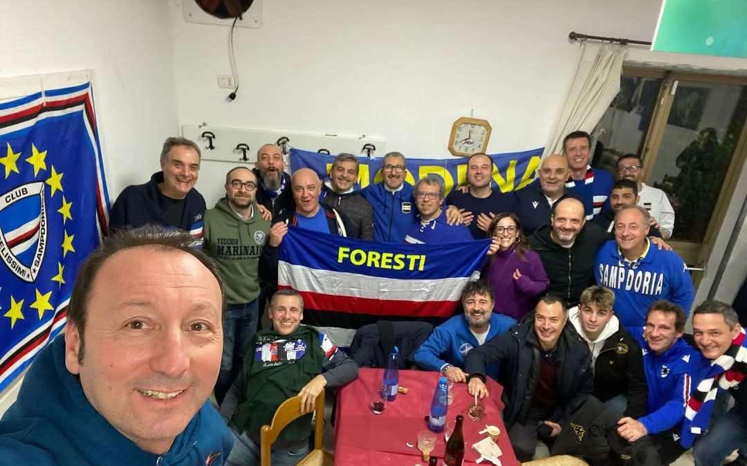 Tifoseria Sampdoria, cena di fine anno di Modena Blucerchiata