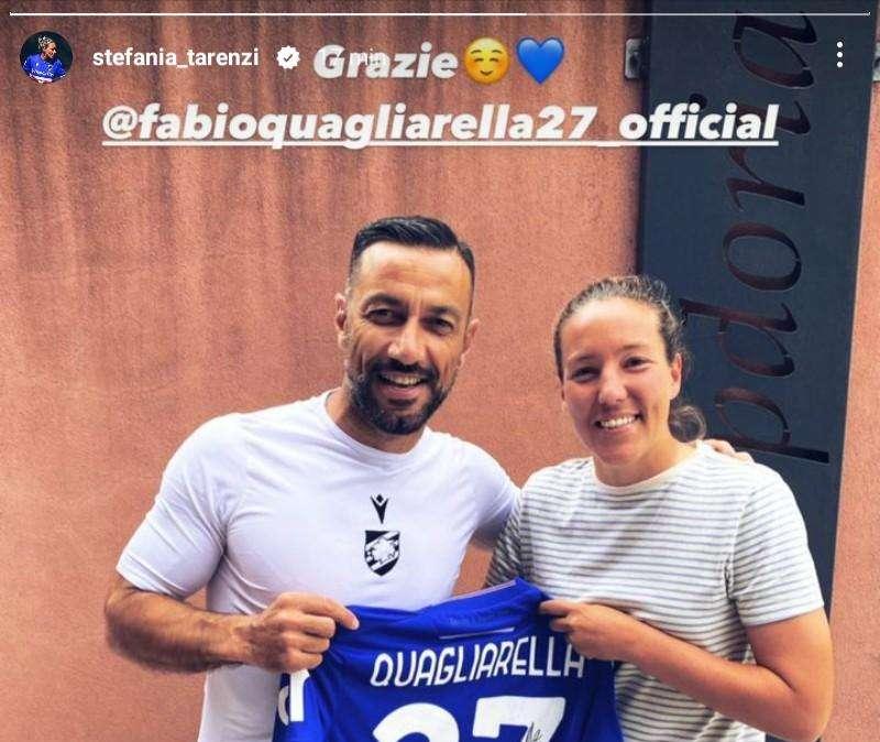 Sampdoria, la stima tra i capitani Tarenzi e Quagliarella