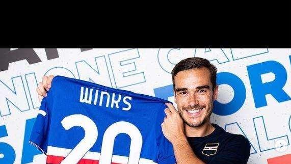 Sampdoria, la maglia di Winks all'asta per Stelle Nello Sport