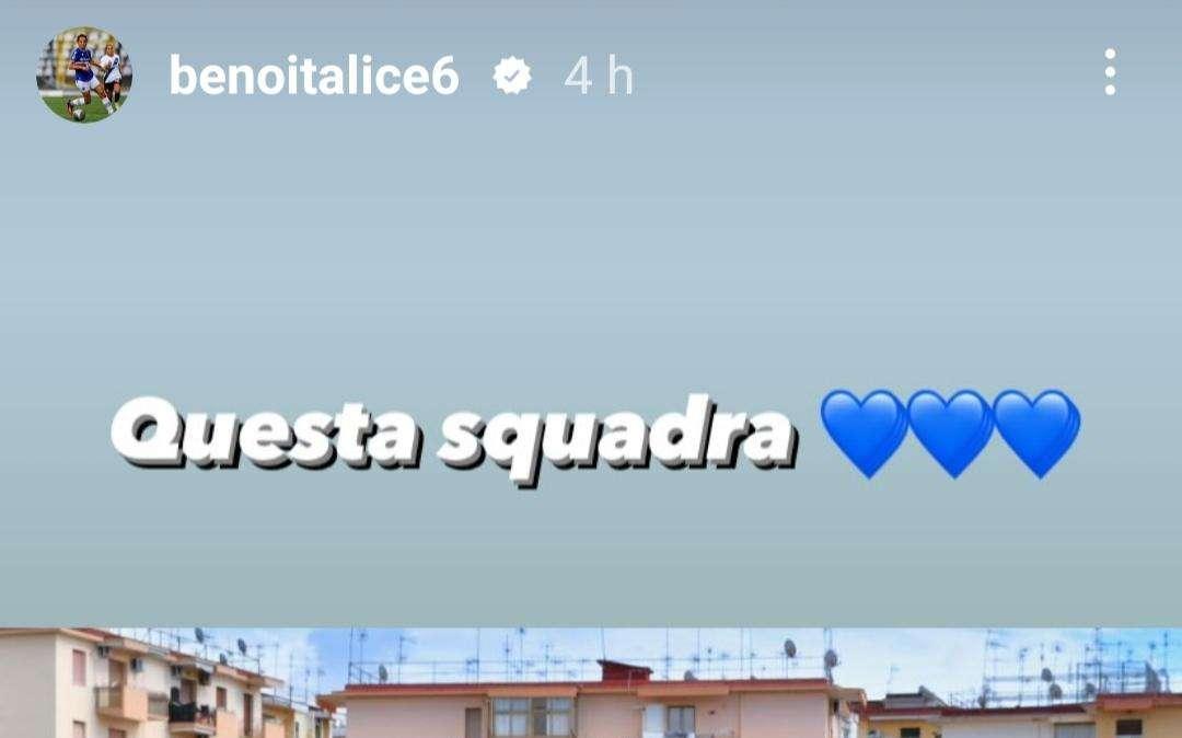Sampdoria Women, Benoit festeggia: "Questa squadra"