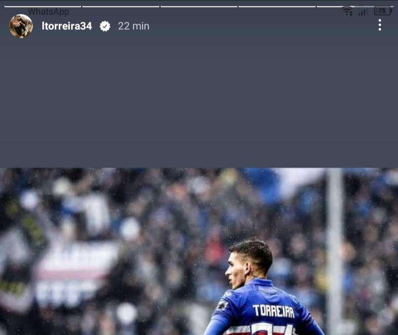 Sampdoria retrocessa, la reazione dell'ex Torreira 