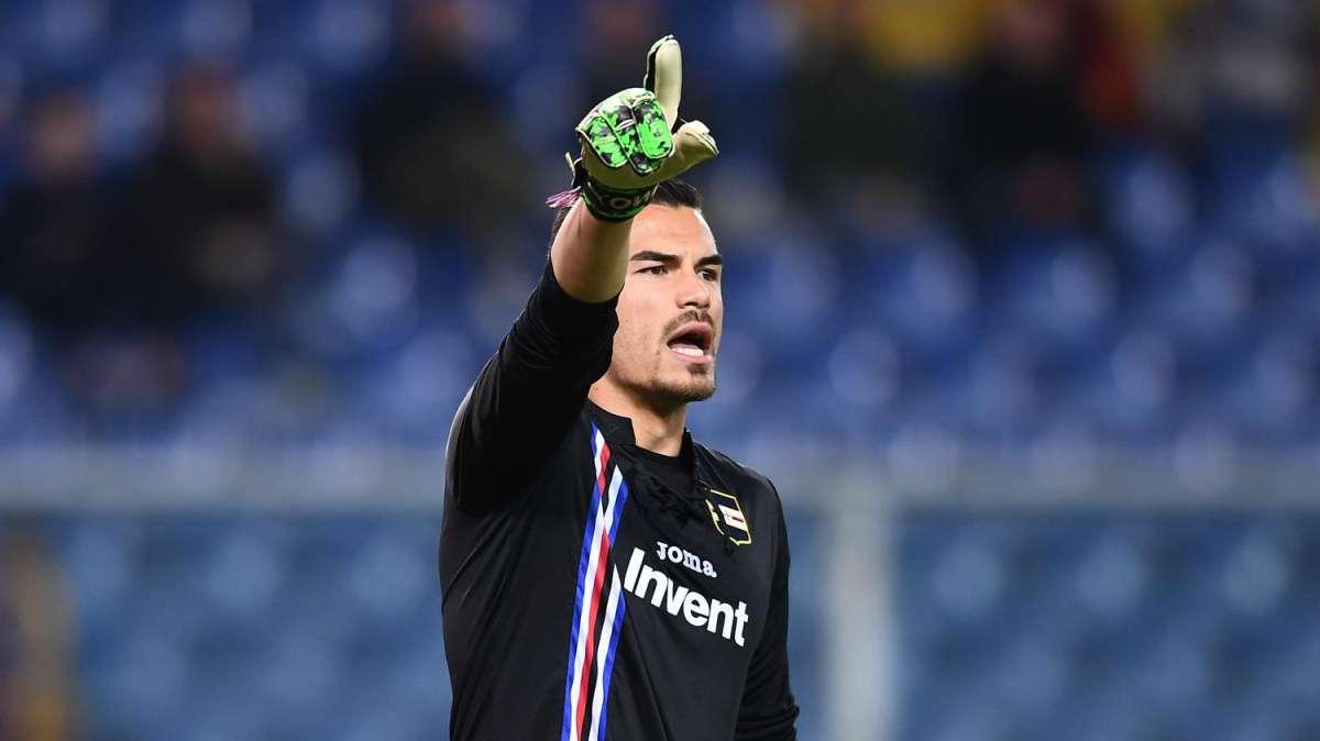 Sampdoria - Palermo, scroscianti applausi per Audero sotto la Sud
