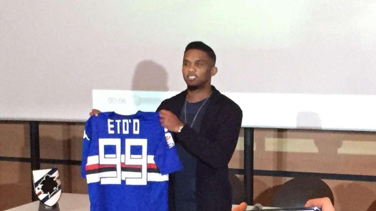 PHOTOGALLERY: La presentazione di Eto'o