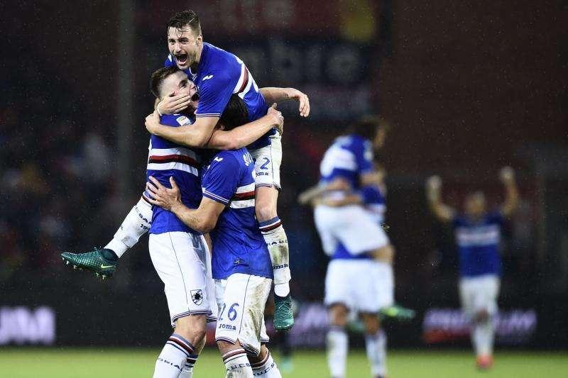 Juve-Samp, caldissima la fine del primo tempo