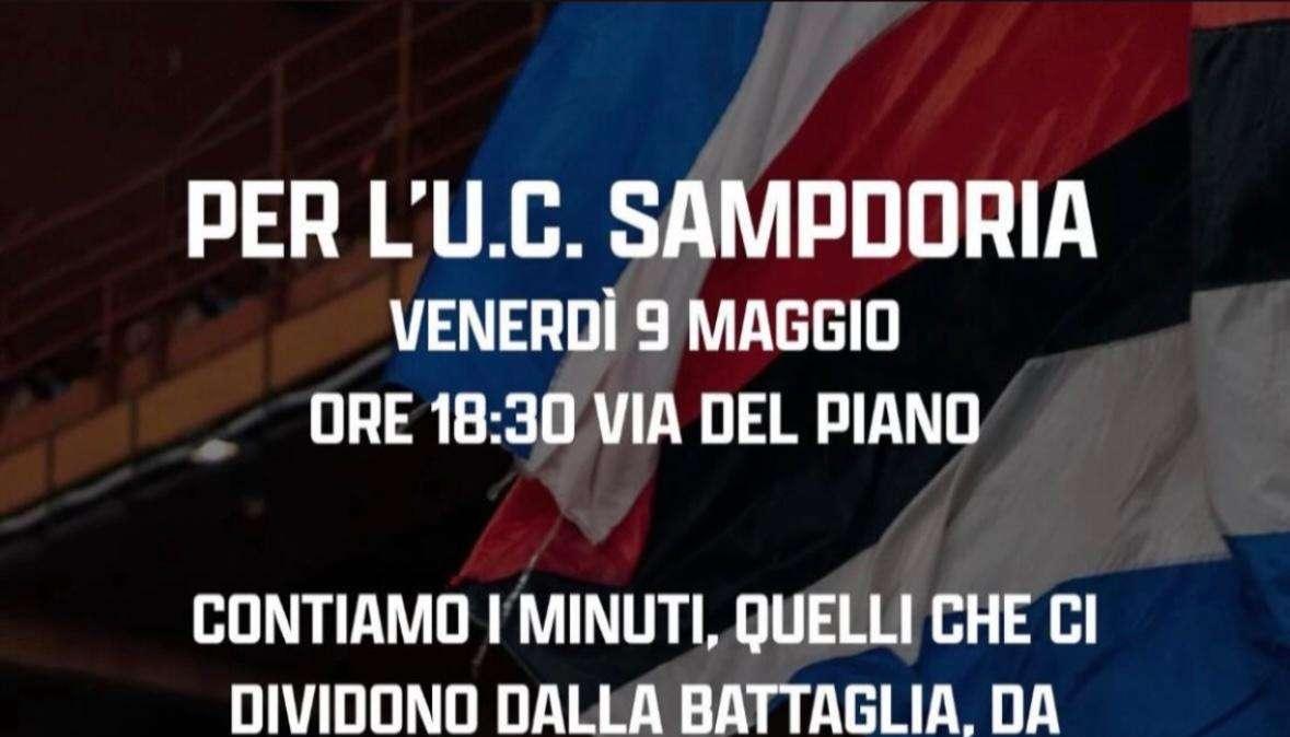 Gruppi della Sud: "Per l'U.C. Sampdoria. Bisogna esserci!"