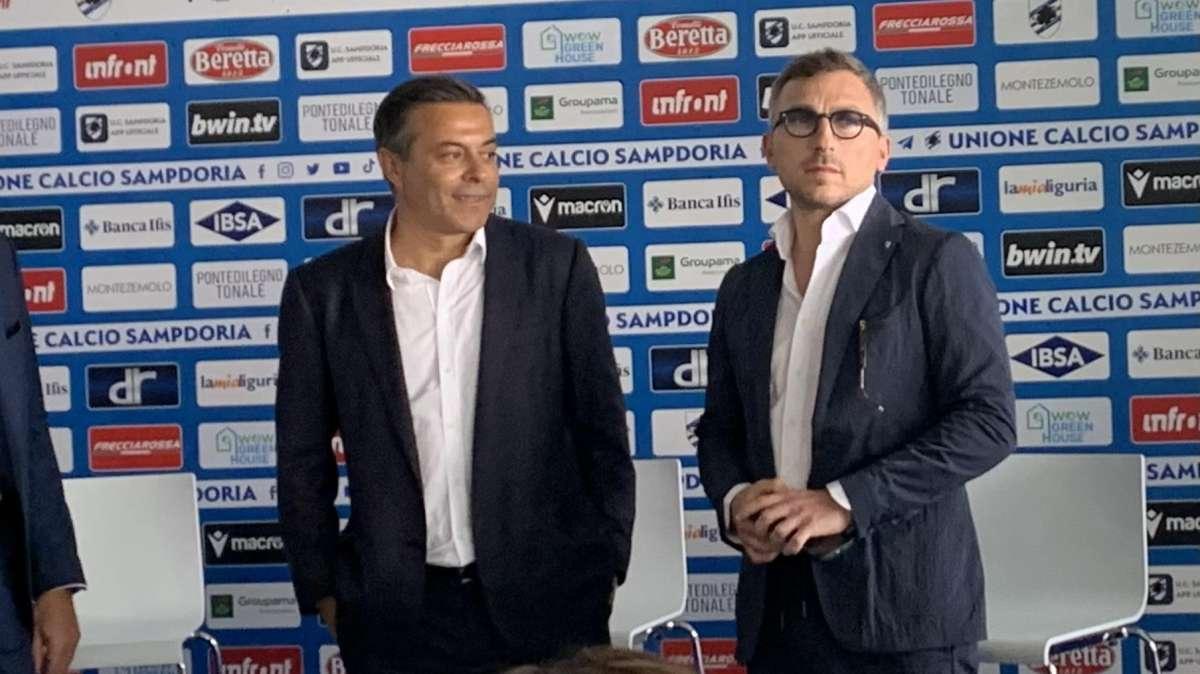 Sampdoria, Radrizzani e Manfredi raccontano il progetto a squadra e dipendenti
