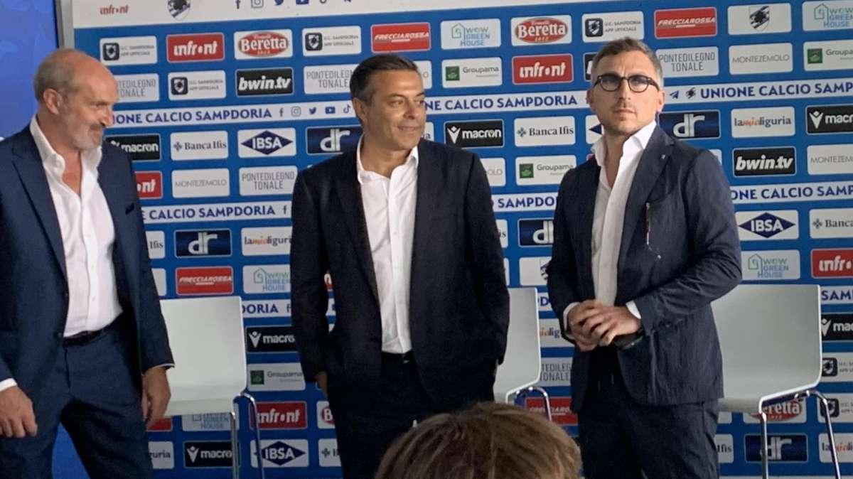 Sampdoria - Pisa, striscione blucerchiato dedicato alla nuova proprietà
