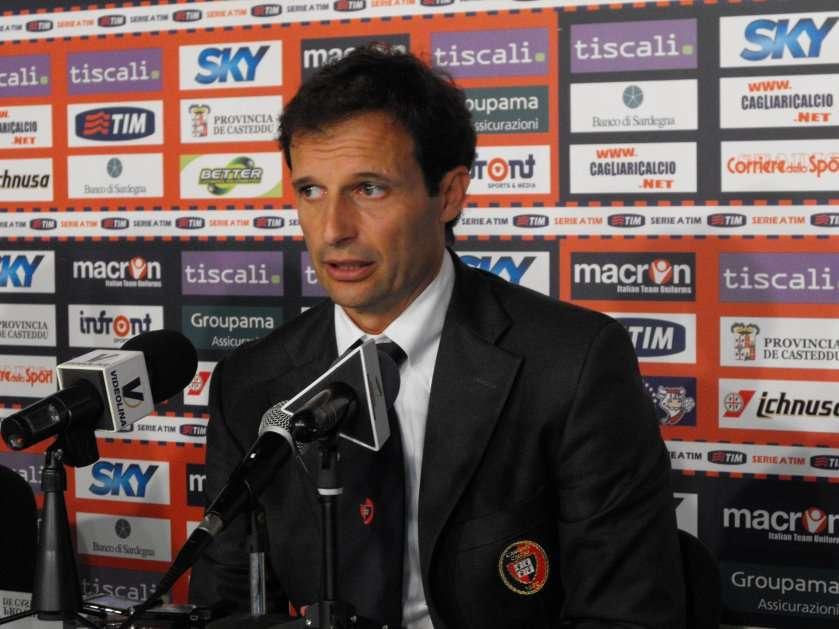 Cagliari, Allegri: "Cassano? Un giocatore straordinario"