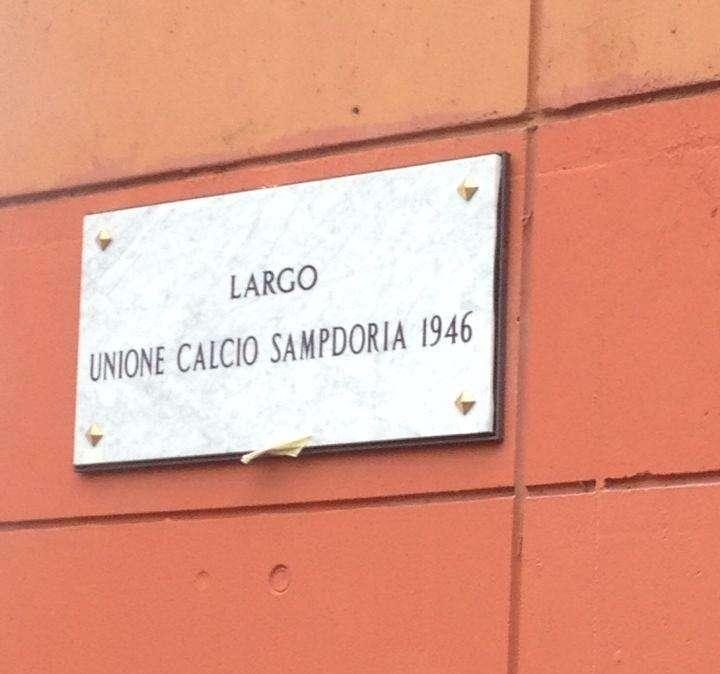 Largo U.C. Sampdoria 1946: il saluto delle Istituzioni genovesi