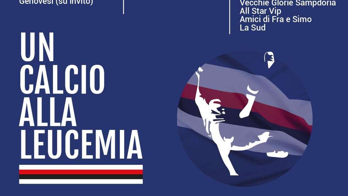 "Un calcio alla leucemia", l'invito degli ex Sampdoria Volpi e Lucchini per l'evento del 24 maggio