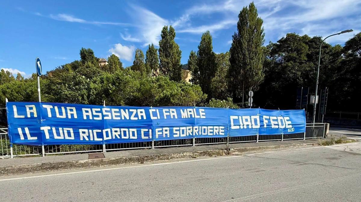 Sampdoria Club Sant'Olcese: "Ciao Fede, non ti dimenticheremo"