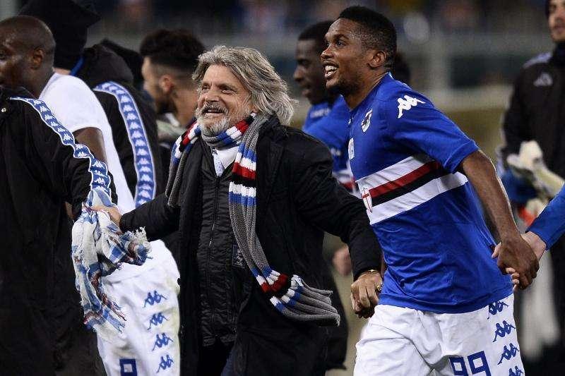 La Sampdoria saluta Eto'o con un video