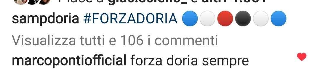 Sampdoria, il sostegno del regista Marco Ponti: "Forza Doria sempre"