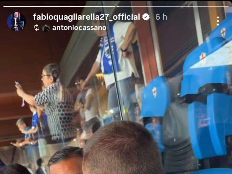 Sampdoria, tanti ex presenti sugli spalti del "Ferraris" per la sfida contro la Salernitana