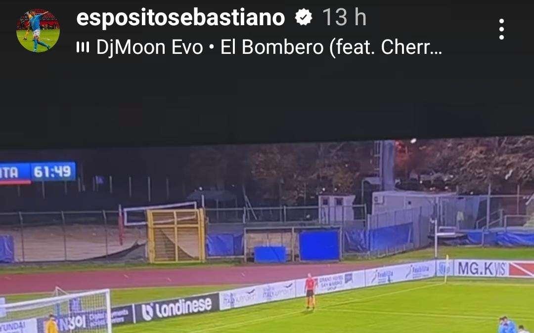 Sampdoria social, Sebastiano Esposito sostiene il fratello Francesco con l'Italia U21